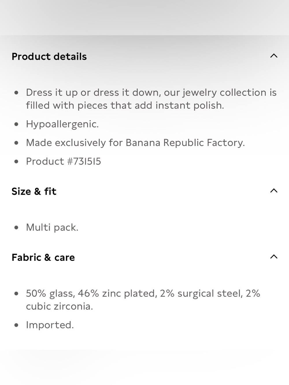 Banana Republic Earring Set - Picture 4 of 4